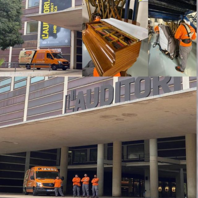 Transporte de piano Auditori